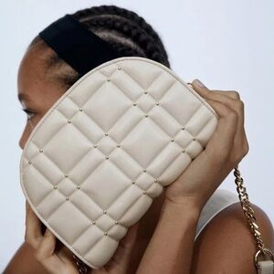 Zara studded mini crossbody bag